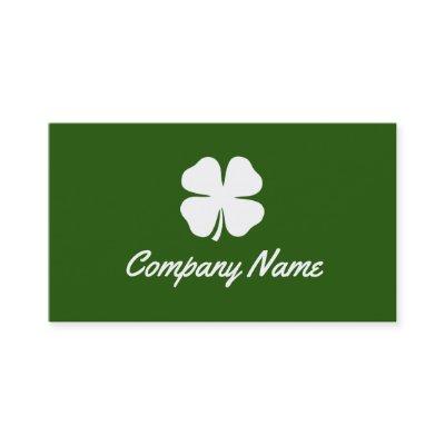 Lucky Irish clover green  template