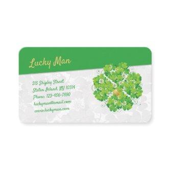 Lucky Man | Gold Coin Clover