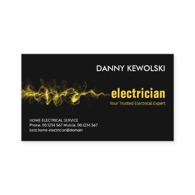 Luminous Electrical Lightning Strike, Electrician