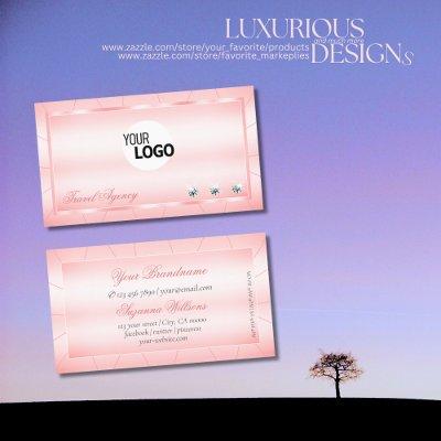 Luminous Pink with Diamonds and Logo Glamorous
