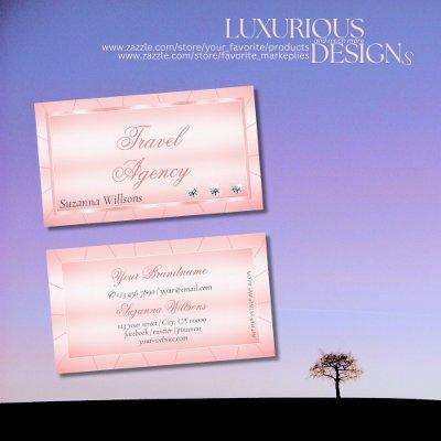 Luminous Pink with Diamonds Modern Eye Catching