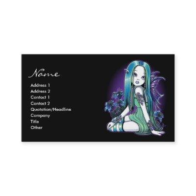 "Luna" Gothic Moon Lilly Fairy Art