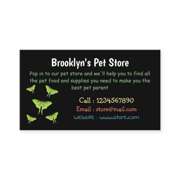 Luna Moth cartoon illustration