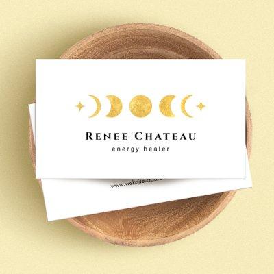 Lunar Gold Moon Phases Energy Healer