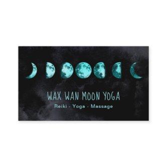 *~* Lunar Wax Wan Full TURQUOISE  BLUE Moon Phases