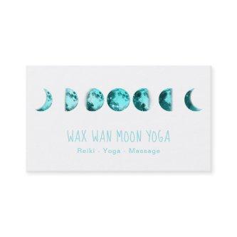 *~* Lunar Wax Wan Full TURQUOISE  BLUE Moon Phases