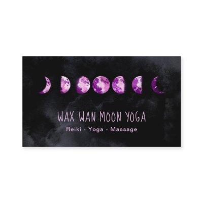 *~* Lunar Wax Wan Full Violet Purple  Moon Phases