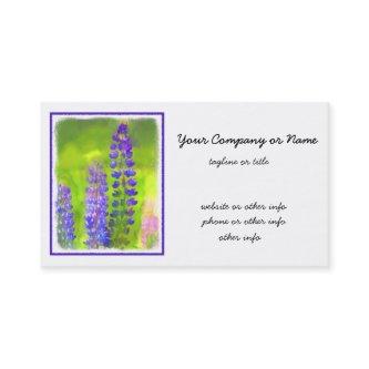 Lupine Painting - Original Flower Art