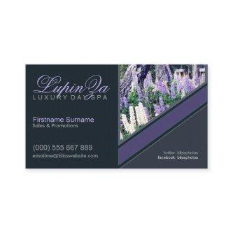 Lupins Purple Garden Health w/ Photo template