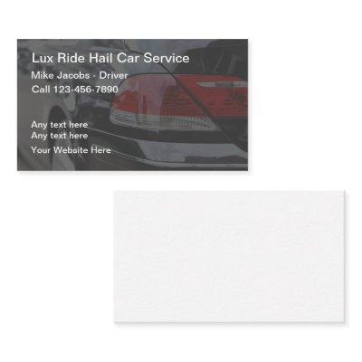 Lux Uber Ride Hailing Taxi Driver