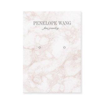 Luxe Pink Marble Jewelry  Earring display