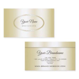 Luxurious Champagne Golden Professional and Modern