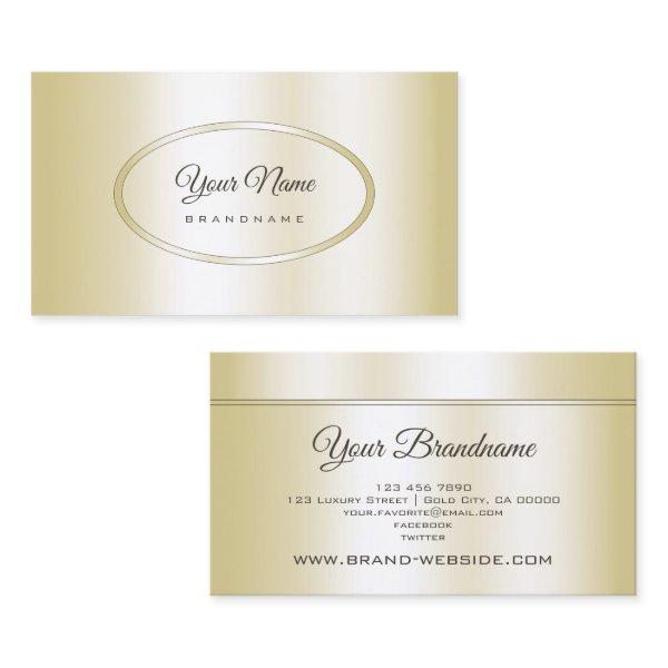 Luxurious Champagne Golden Professional and Modern