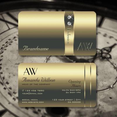 Luxurious Gold and Diamonds Initials Opening Hours