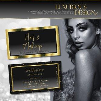 Luxurious Gold Frame Black Gradient Stylish Modern