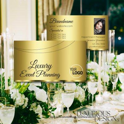 Luxurious Gold Glamorous with Logo and Photo