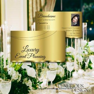 Luxurious Gold Glamorous with Photo Professional