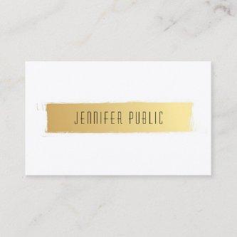 Luxurious Gold White Modern Professional Template