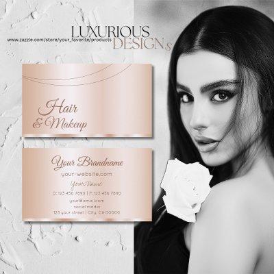 Luxurious Rose Gold Glamorous Professional Simple