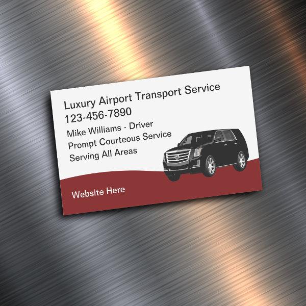 Luxury Airport Transport Taxi Service  Magnet