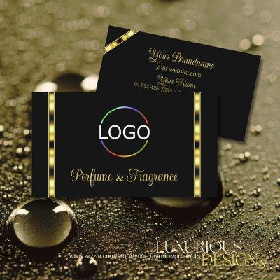 Luxury Black and Gold Chic with Logo Professional