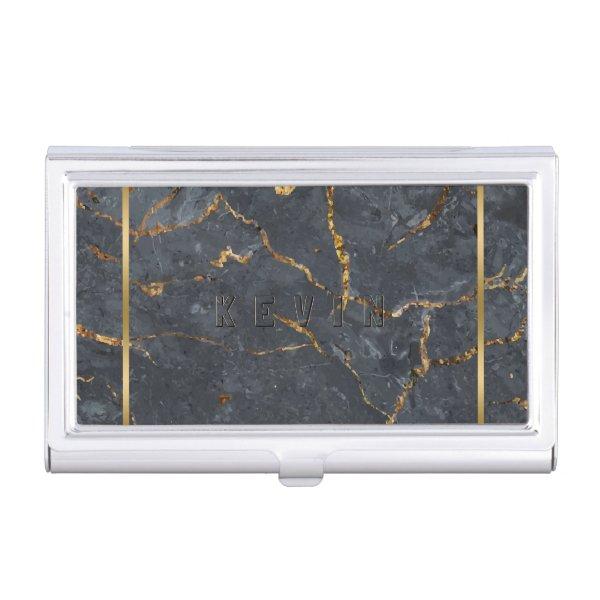 Luxury black and gold marble texture  case