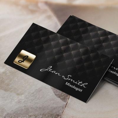 Luxury Black & Gold Mixologist