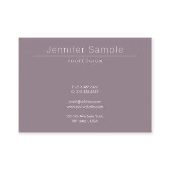 Luxury Elegant Clean Modern Salon Plain Trendy