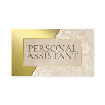 Luxury FAUX Gold Vintage Casual Personal Assistant