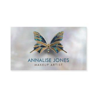 Luxury Gold and Abalone Shell  Butterfly on pearl