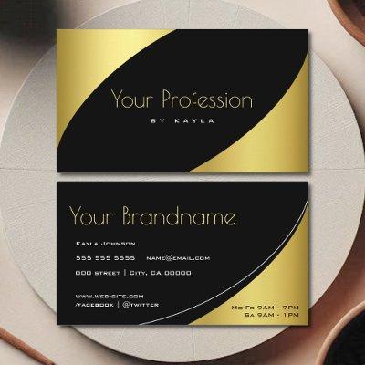 Luxury Gold and Black Style Elegant Professional