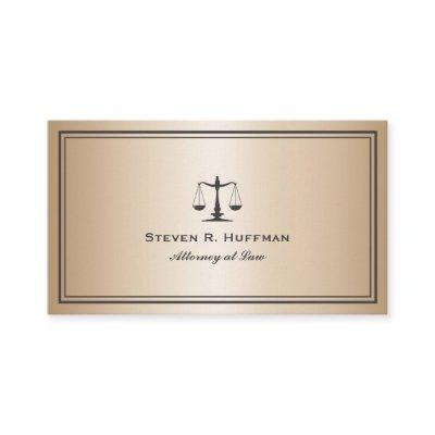 Luxury Gold Attorney Justice Scale Professional