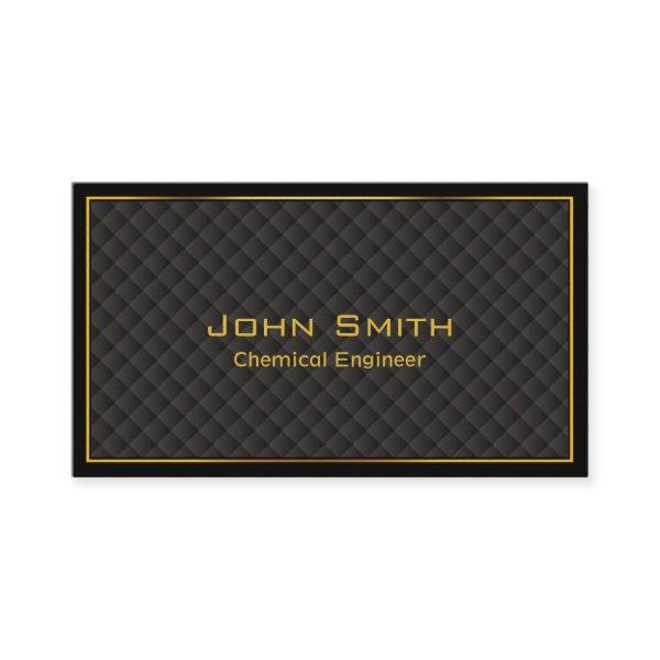 Luxury Gold Border Chemical Engineer