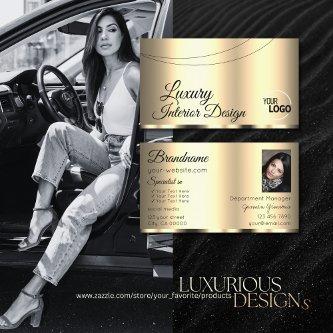 Luxury Gold Glamorous with Logo and Photo Stylish