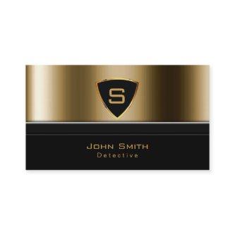 Luxury Gold Monogram Detective