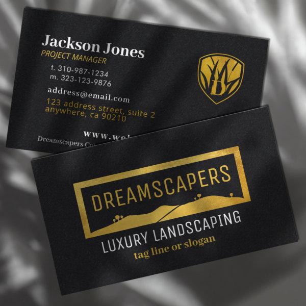 Luxury Gold on Black Landscaping