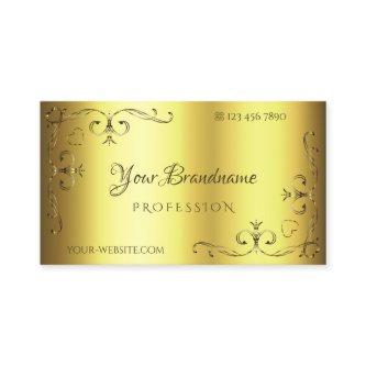Luxury Gold Ornate Corner Borders Decorative Decor