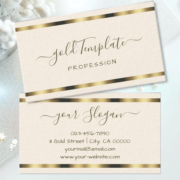 Luxury Gold Signature Handlettering Font Chic