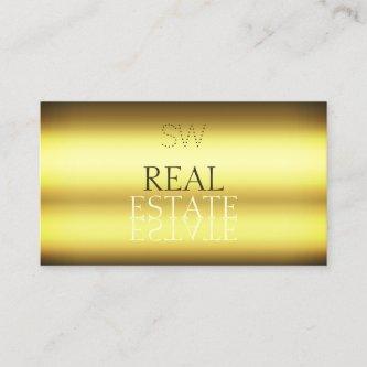 Luxury Gold Stylish Mirror Font with Monogram