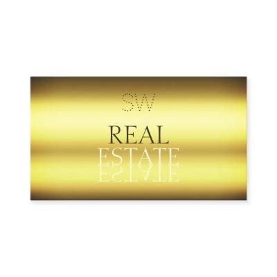 Luxury Gold Stylish Mirror Font with Monogram