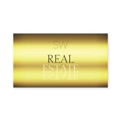 Luxury Gold Stylish Mirror Font with Monogram