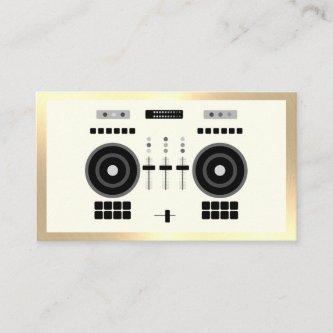 Luxury Gold-Tone & Ivory DJ