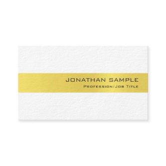 Luxury Gold White Sophisticated Modern Design