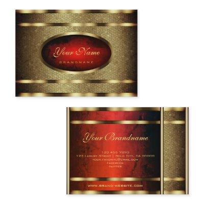 ´Luxury Golden Snake Pattern with Noble Red Colors