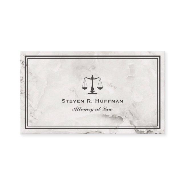 Luxury Marble Attorney Justice Scale Professional