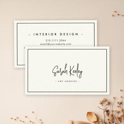 Luxury Minimal Calligraphy Chic Stylish