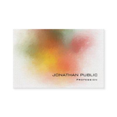 Luxury Modern Colorful Abstract Art Premium Linen