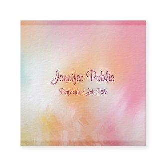Luxury Modern Colorful Abstract Art Template Trend Square