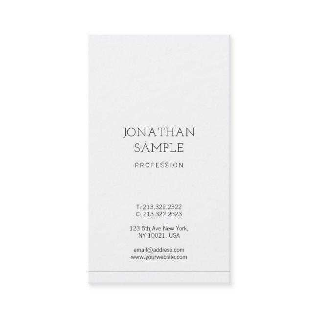 Luxury Modern Minimalist Design Elegant Plain