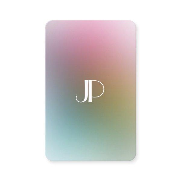 Luxury Modern Monogram Colorful Template Elegant